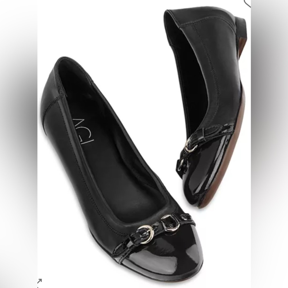 AGL Monika Cap Toe - Women’s Ballet Slip on Shoes Flats